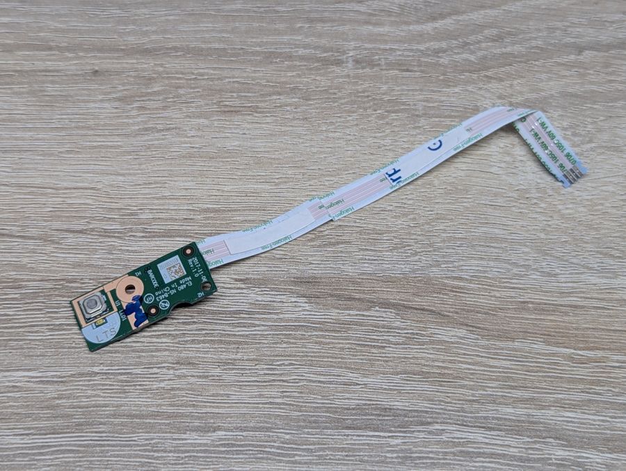 Б/В Плата кнопки включення для ноутбука Lenovo ThinkPad L480,L490 NS-B463 [ProductHub SKU NS-B463]
