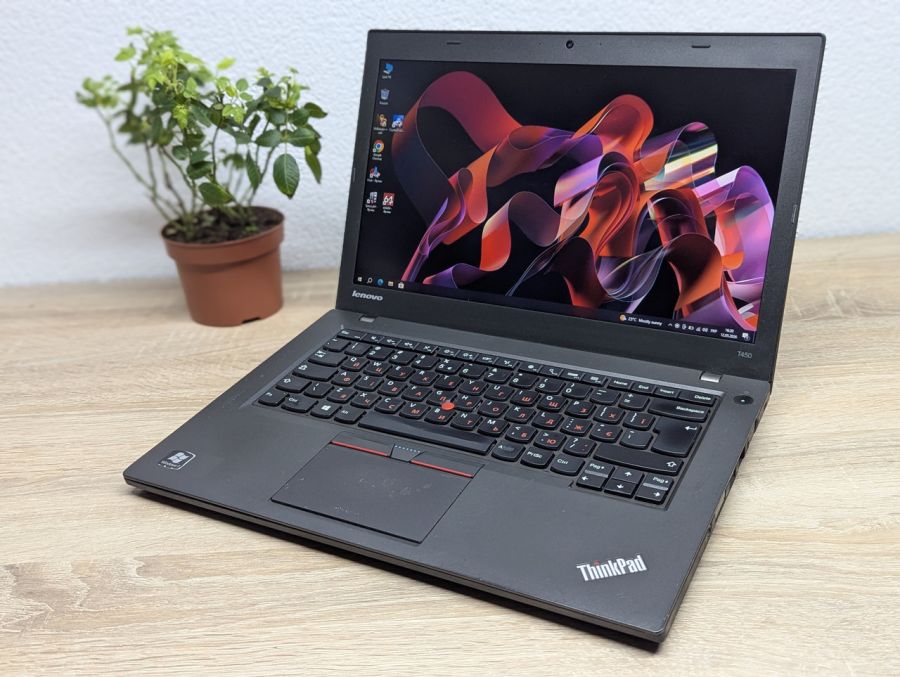 Ноутбук Б/В Lenovo ThinkPad T450, Intel Core i5-5300U, DDR3 8 GB, SSD 128GB, 14" HD