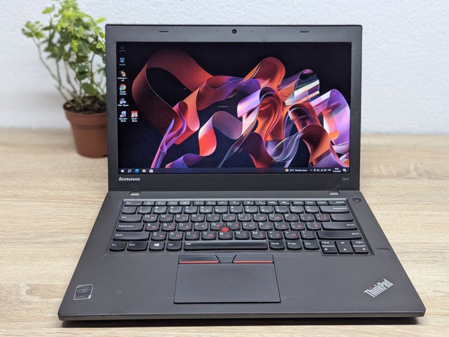 Ноутбук Б/В Lenovo ThinkPad T450, Intel Core i5-5200U, DDR3 8 GB, SSD 128GB, 14" HD [ProductHub SKU L580]