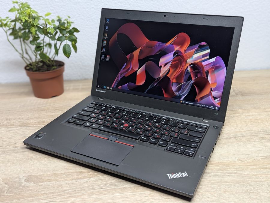 Ноутбук Б/В Lenovo ThinkPad T450, Intel Core i5-5200U, DDR3 8 GB, SSD 128GB, 14" HD [ProductHub SKU L580]