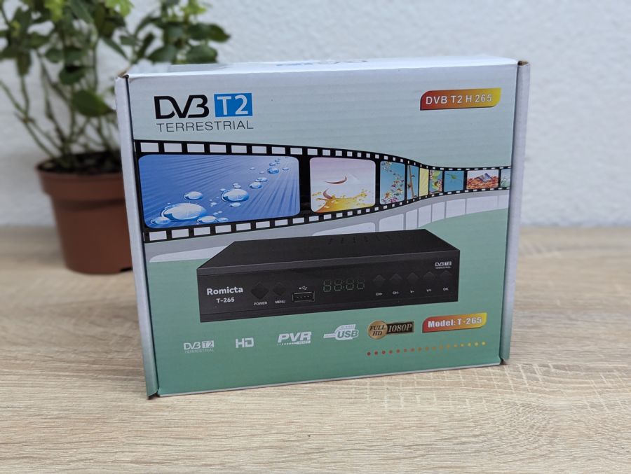 Новий Цифровий ефірний тюнер Romicta T-265 [ProductHub SKU T-265(14)]