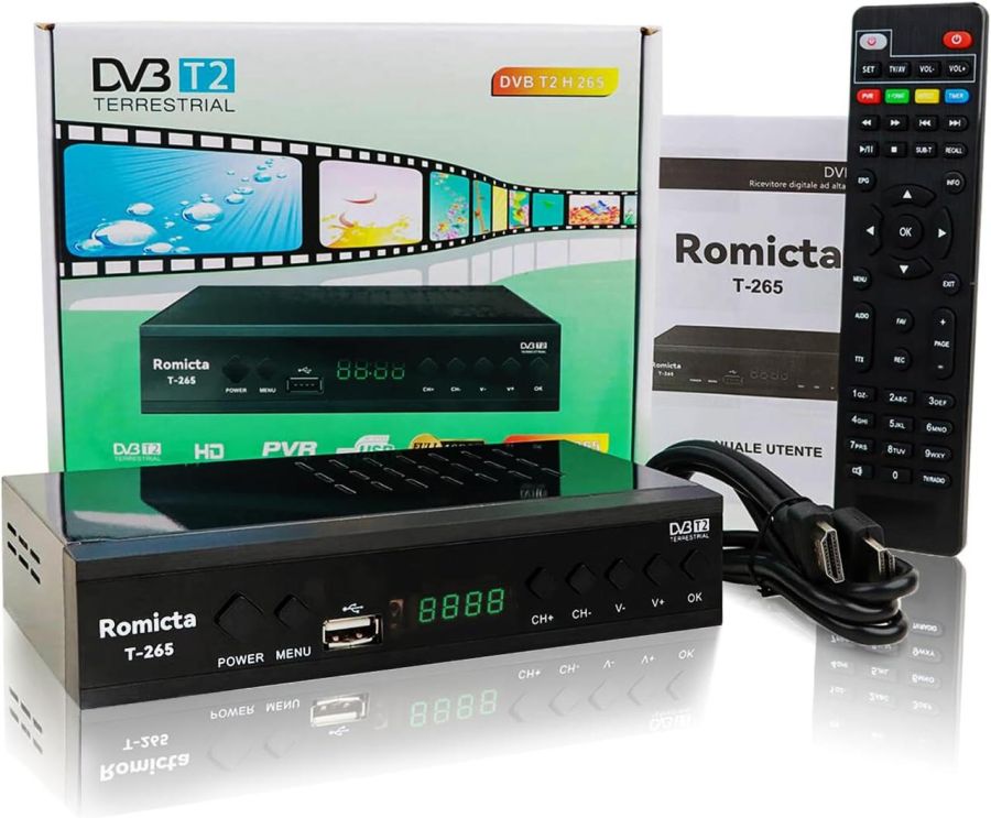 Новий Цифровий ефірний тюнер Romicta T-265 [ProductHub SKU T-265(14)]