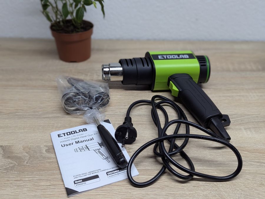 Новий Будівельний фен ETOOLAB PHG01D 2000 Вт
