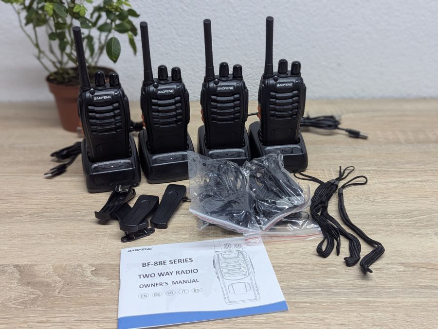 Новий Професійні радіостанції Baofeng BF-88E 4шт [ProductHub SKU BF-88E(14)]