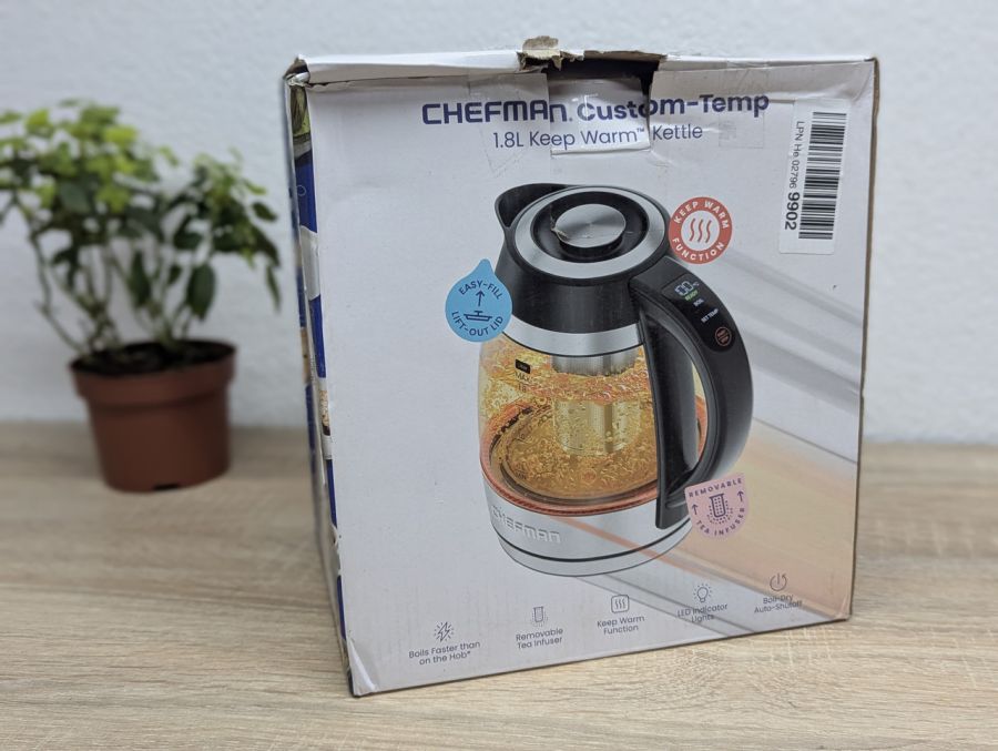 Новий Електричний чайник Chefman Custom-Temp 1.8 л