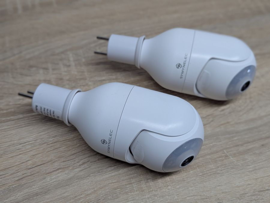 Новий Бездротова смарт-камера Symynelec HD Wi-Fi Smart IP P6 2K Light Bulb Camera 2шт [ProductHub SKU IPP62K(15)]
