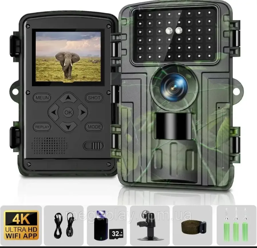 Новий Камера для дикої природи Lutranstra 4K Ultra HD WiFi PR5000