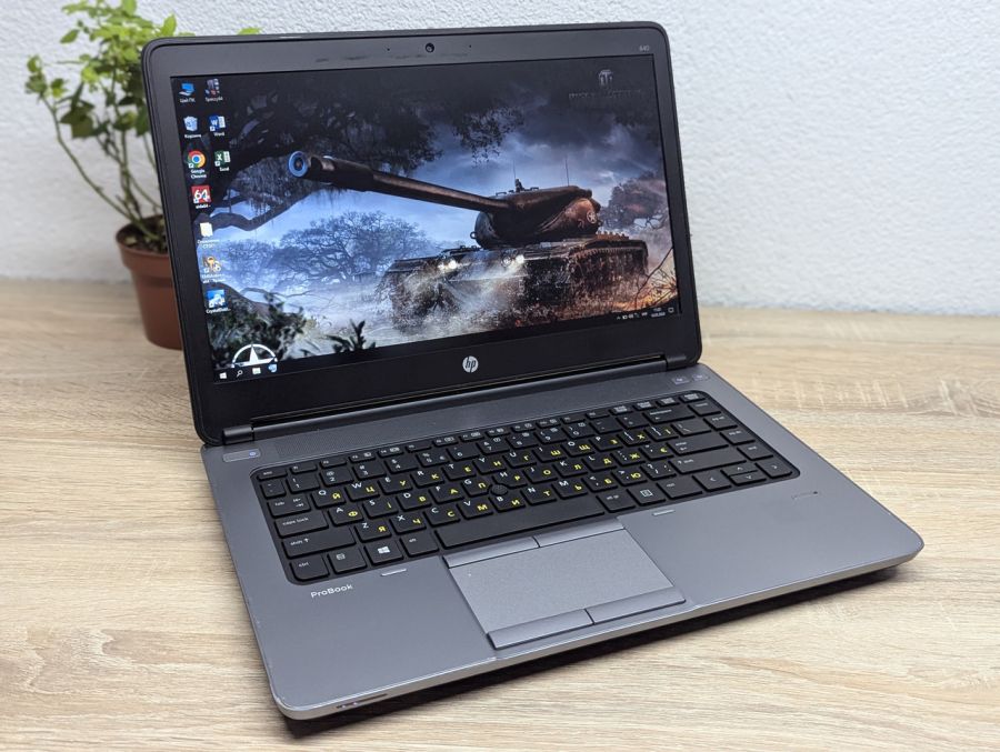 Ноутбук Б/В HP ProBook 640 G1, Intel Core i5-4300M, DDR3 8 GB, SSD 120GB, 14" HD