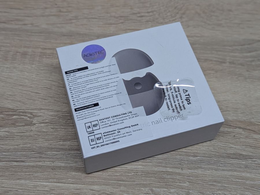 Новий Електрична машинка для стрижки нігтів Aokitec M5 Electric Nail Clipper