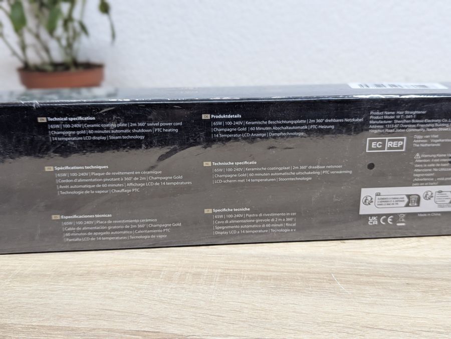 Новий Професійний паровий випрямляч для волосся Golden Goods Steampod Pro
