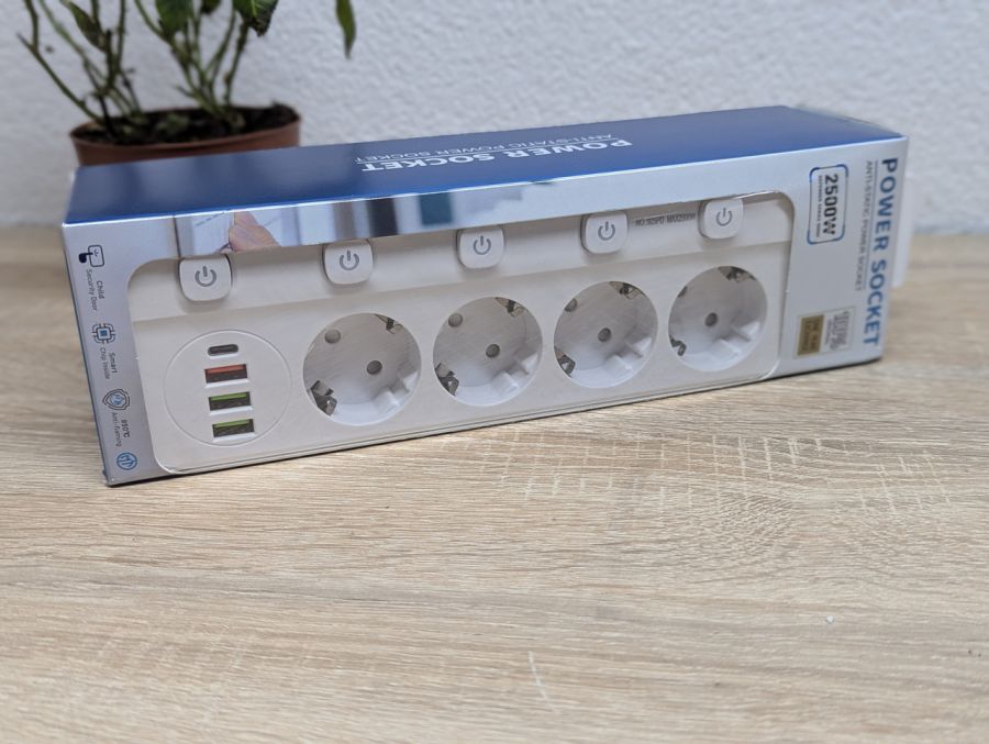 Новий Мережевий фільтр-подовжувач 2500W