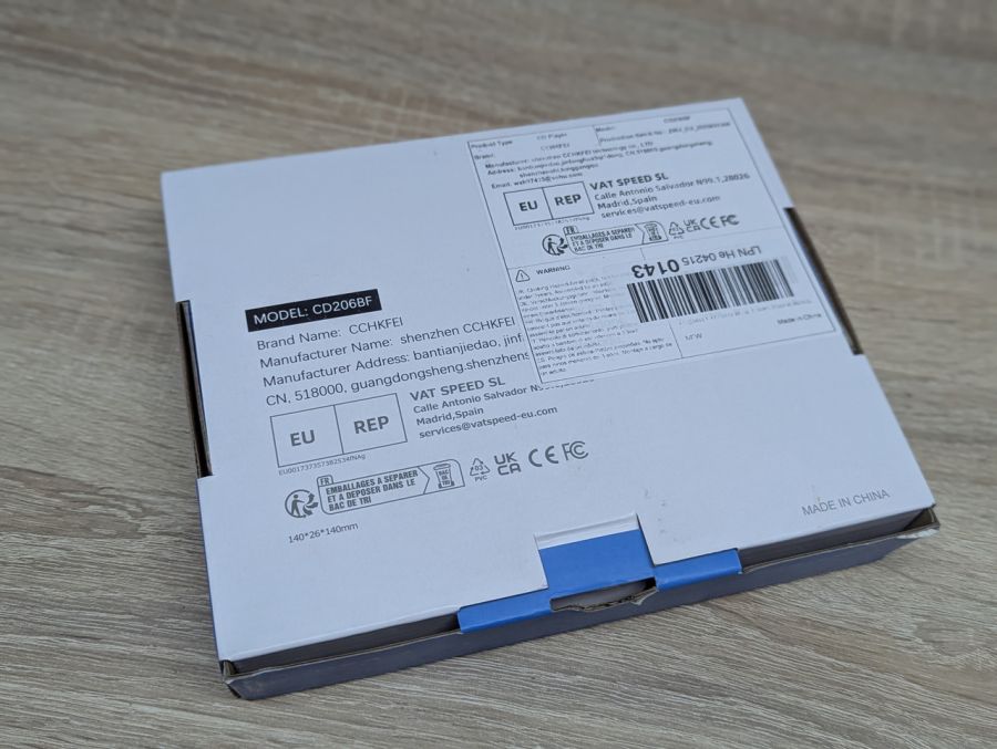 Новий Портативний CD-плеєр з Bluetooth CCHKFEI CD206BF