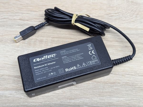 Б/В Блок живлення Qoltec 65W для ноутбуків Lenovo