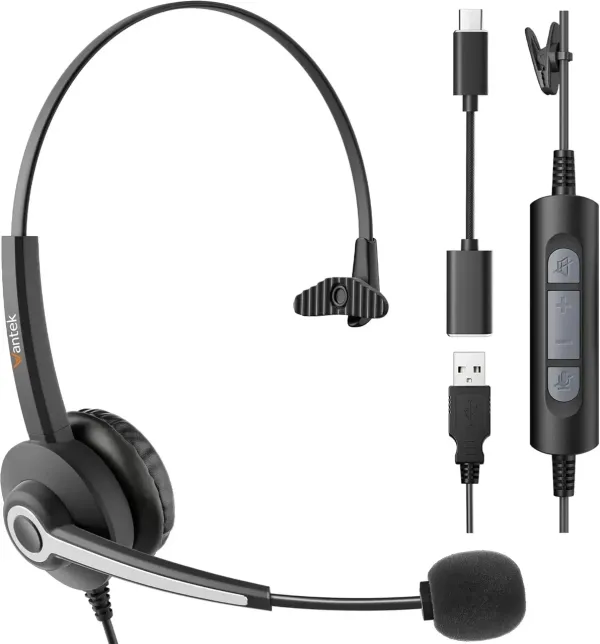 Новий Гарнітура Wantek 681N з мікрофоном