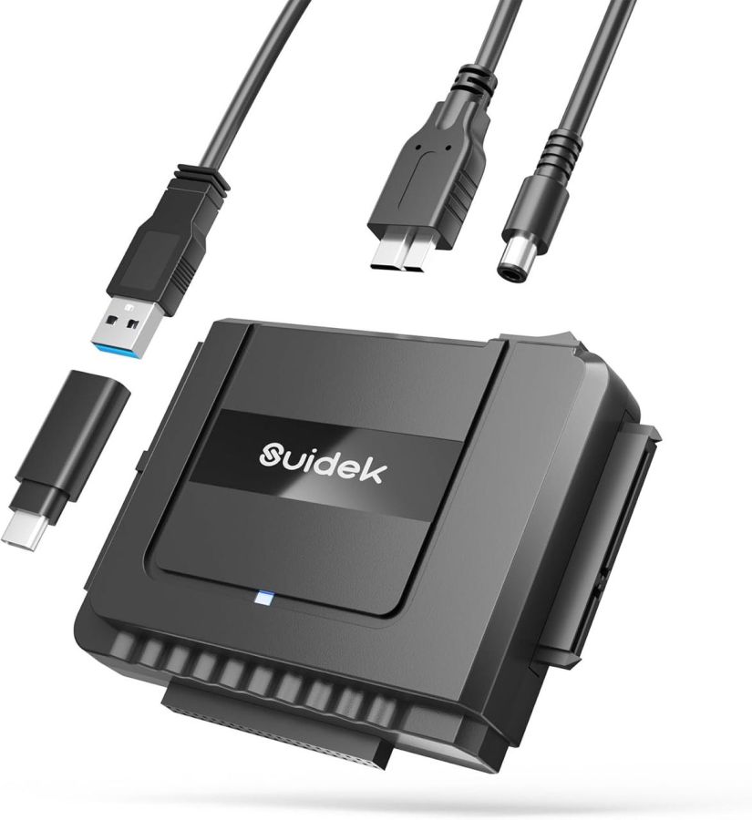 Новий Універсальний адаптер жорстких дисків SUIDEK USB-C to SATA/IDE