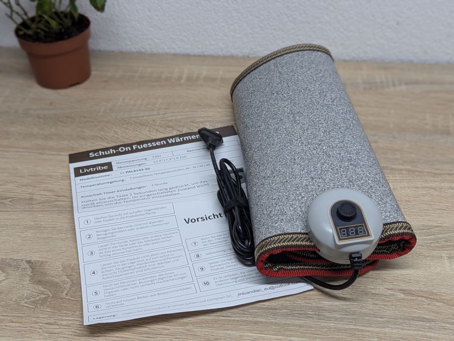 Новий Електричний килимок для ніг Livtribe [ProductHub SKU Livtribe(20)]