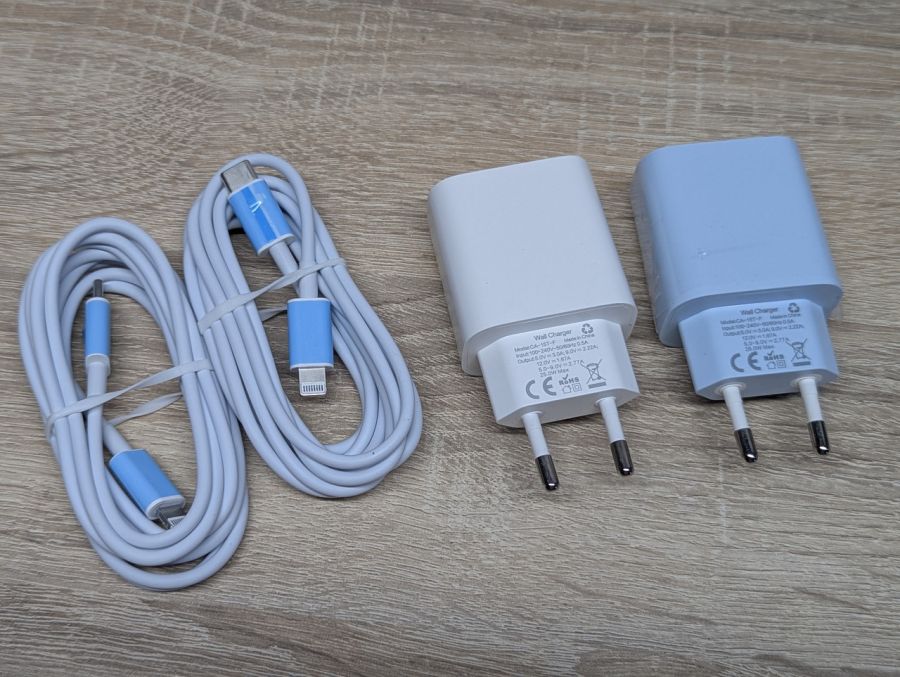 Новий Комплект мережевих зарядних пристроїв 25W USB Type-C — Lightning