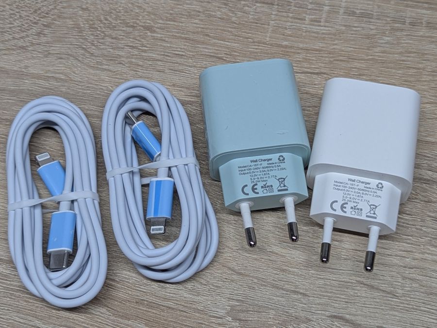 Новий Комплект мережевих зарядних пристроїв 25W USB Type-C — Lightning [ProductHub SKU VINFFS(20)]