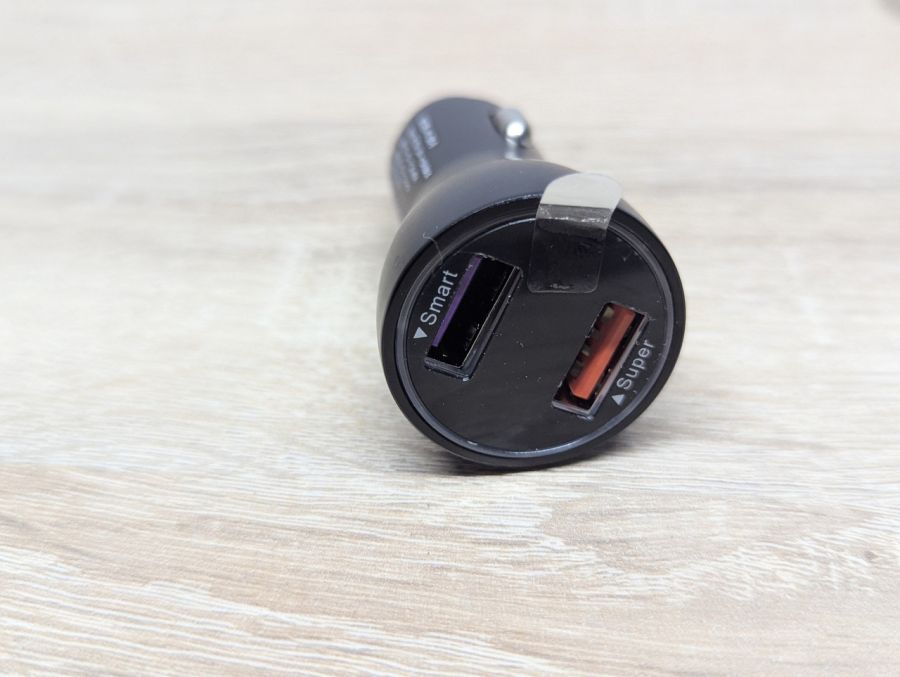 Новий Автомобільний зарядний пристрій у прикурювач із кабелем USB-A — USB-C