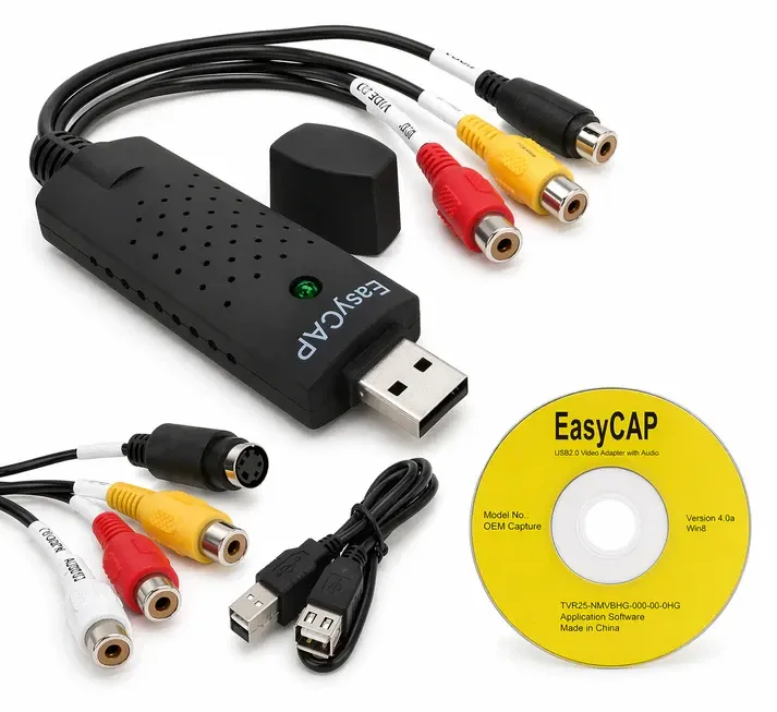 Новий Карта відеозахвату EasyCAP USB 2.0