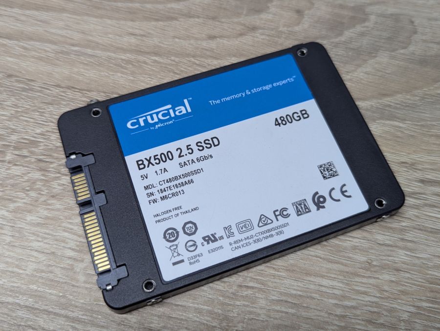 Б/В SSD Crucial BX500 480 ГБ 2.5"
