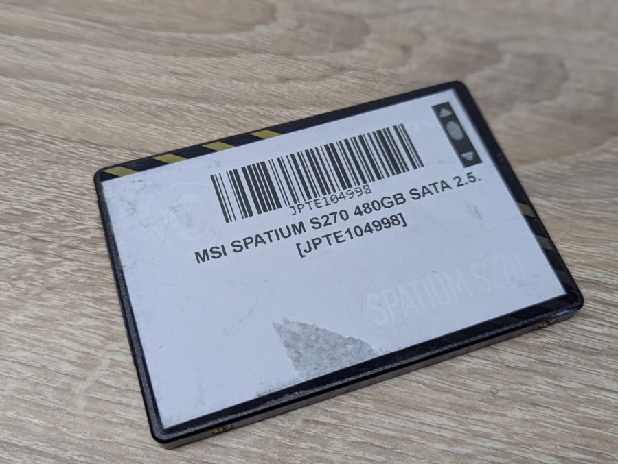 Б/В SSD MSI SPATIUM S270 480 ГБ 2.5"