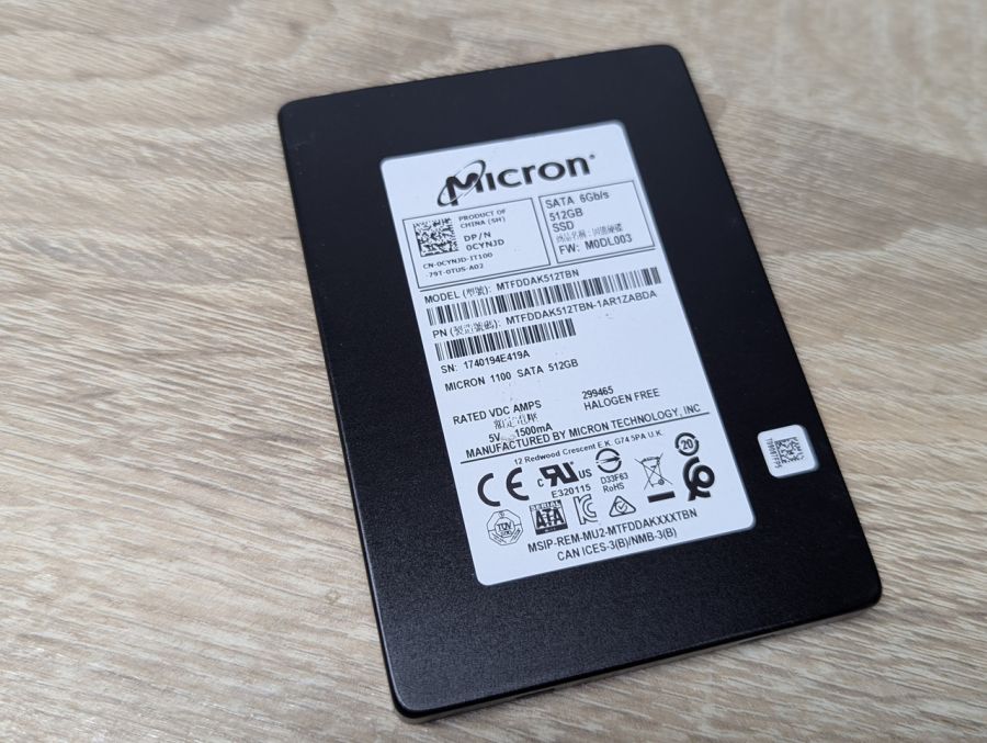 Б/В SSD Micron 1100 512GB 2.5" [ProductHub SKU M0DL003]