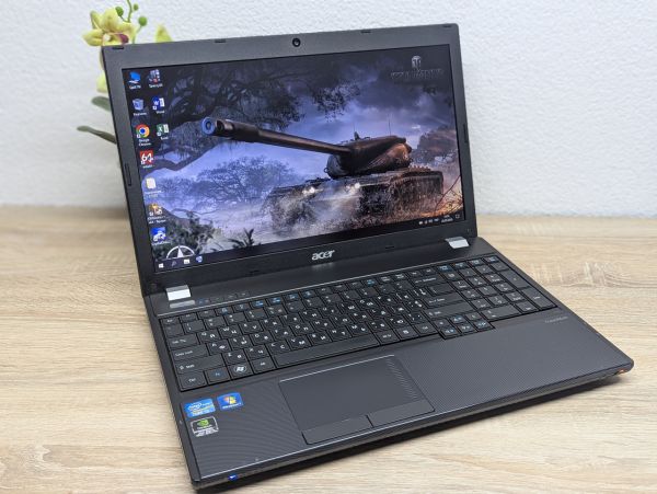 Ноутбук Б/В Acer TravelMate 5760G, Intel Core i5-2410M, DDR3 8 GB, SSD 256GB, NVIDIA GeForce GT 520M 1Gb, 15.6"