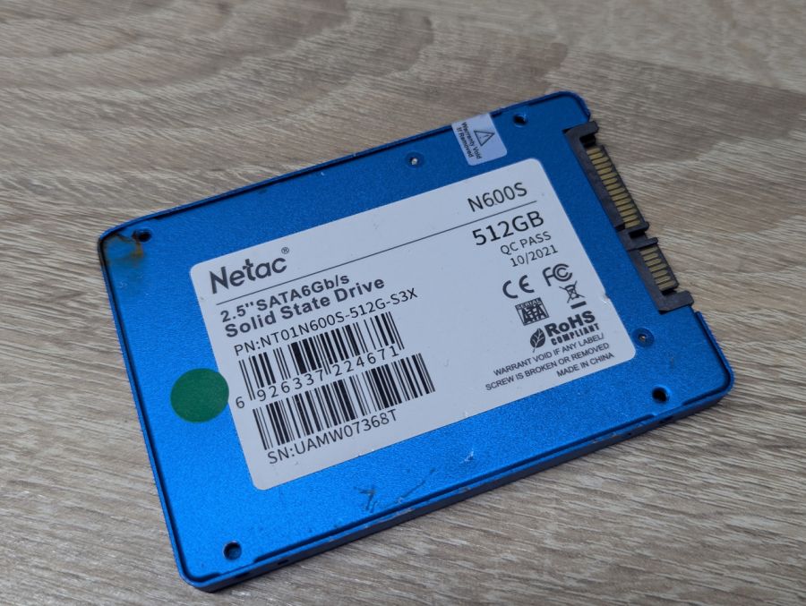 Б/В SSD Netac N600S 512Gb 2.5"