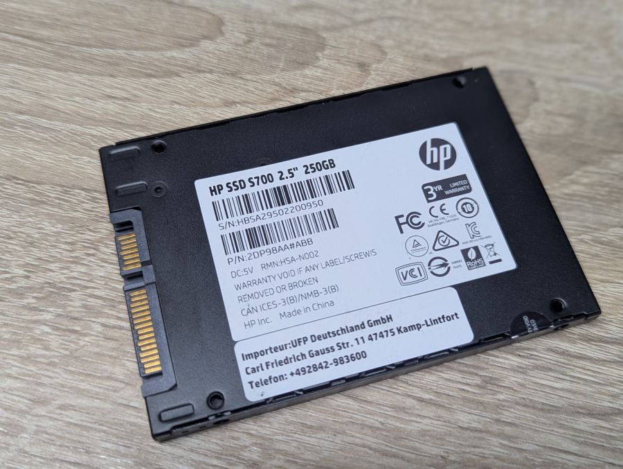 Б/В SSD HP S700 2.5" 250GB