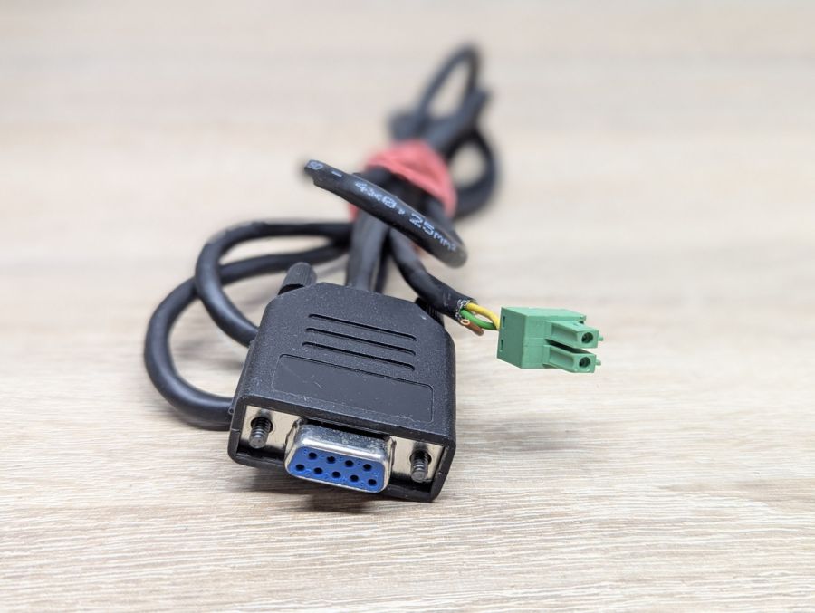 Б/В Кабель-перехідник DE-9 на роз'єм Phoenix 2 pin [ProductHub SKU Phoenix]