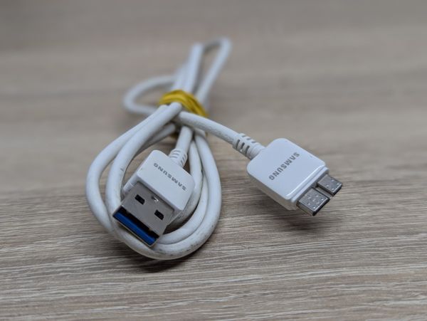 Б/В Оригінальний дата-кабель Samsung Micro-USB 3.0 21-pin