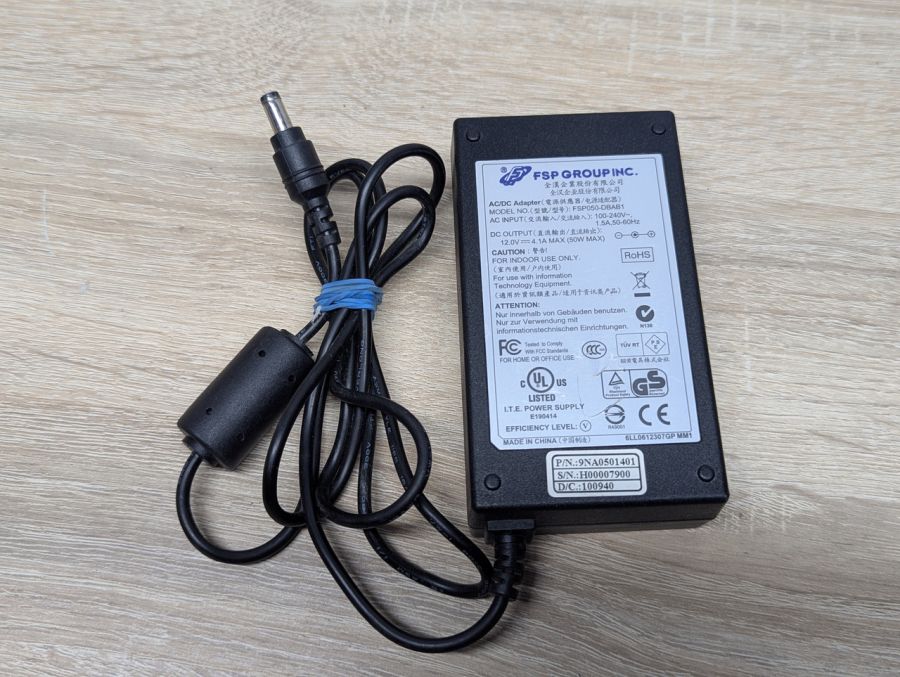 Б/В Блок живлення FSP Group Inc FSP050-DBAB1,50 Вт, 12.0, 4.16А, 5.5x 2.5 мм