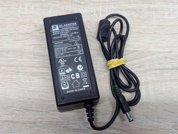 Б/В Блок живлення RS-Power RS-300/120-S325, 36 Вт,12В,3А,5.5x2.1 мм