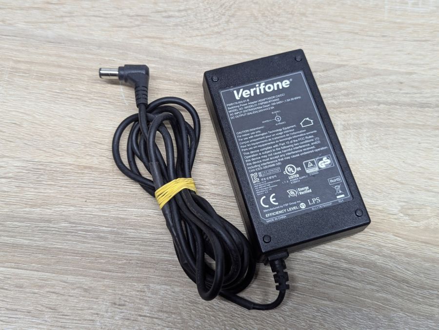 Б/В Блок живлення Verifone PWR178,60 Вт,24V,2.5A,6.3 х 3.0 мм
