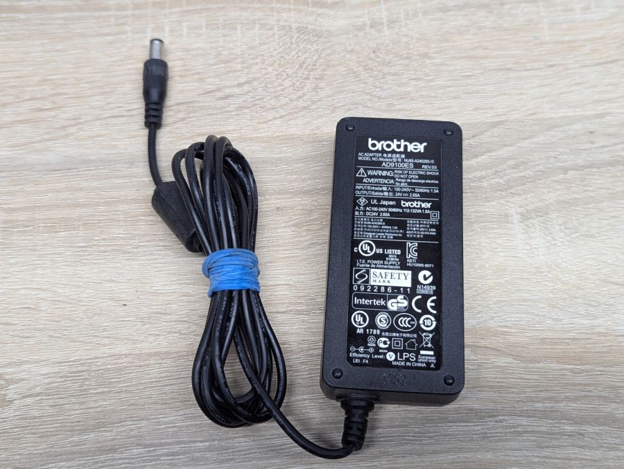 Б/В Блок живлення Brother AD9100ES, 24 В, 2.65 А,6.0x3.0мм [ProductHub SKU AD9100ES]