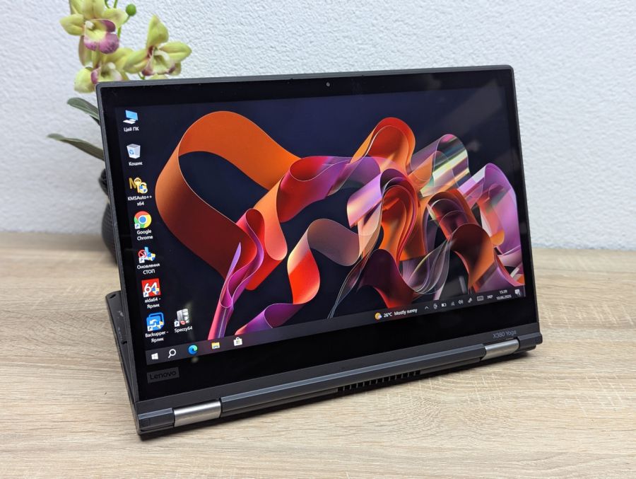 Ноутбук Б/В Lenovo X380 Yoga, Intel Core i7-8550U, DDR4 16 GB, SSD 256GB, 13" Full HD Сенсор