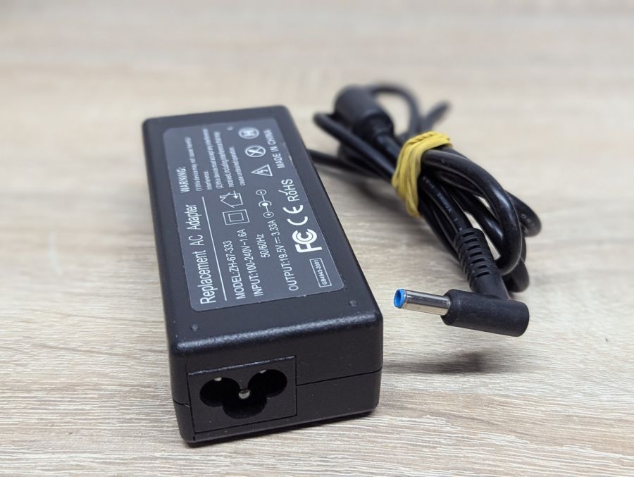 Б/В Блок живлення 65 Вт,19.5V,3.33A,4.5х3.0 мм