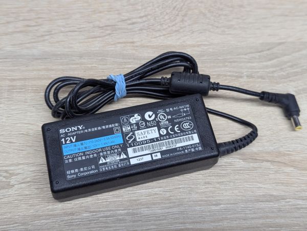 Б/В Блок живлення Sony AC-NX1W,12V,1.4A,5.5x 3.0 мм