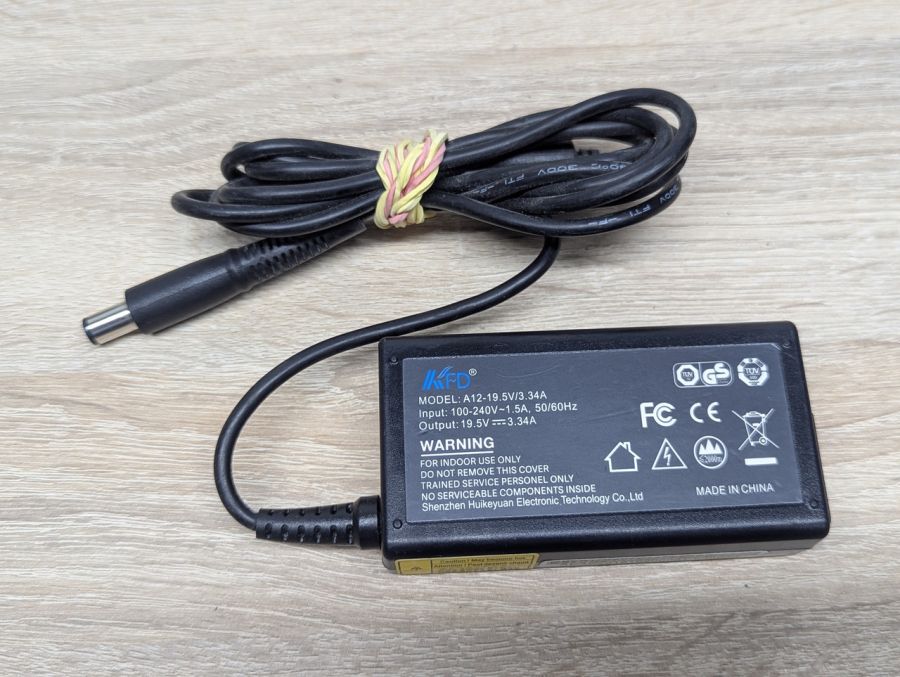 Б/В Блок живлення KFD A12-19.5V/3.34A,65W,7.4x5.0мм [ProductHub SKU KFD A12]