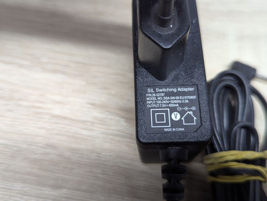 Б/В Блок живлення Jabra 7.5В 650 мА 2.5 мм x 0.7 мм