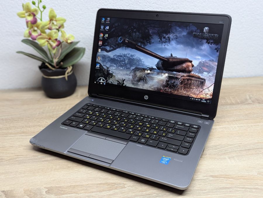 Ноутбук Б/В HP ProBook 640 G1, Intel Core i5-4300M, DDR3 8 GB, SSD 128GB, 14" HD