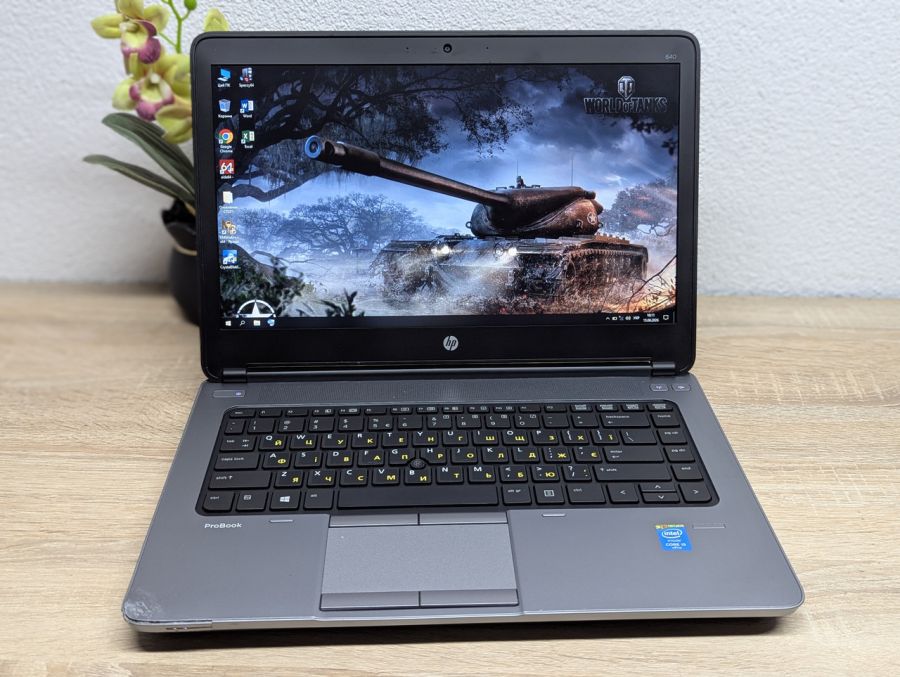 Ноутбук Б/В HP ProBook 640 G1, Intel Core i5-4300M, DDR3 8 GB, SSD 128GB, 14" HD