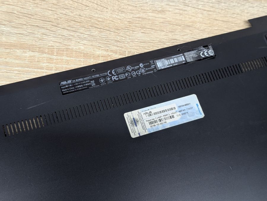 Б/В Нижня кришка (піддон) для ноутбука Asus BU400A [ProductHub SKU 13GNUB]