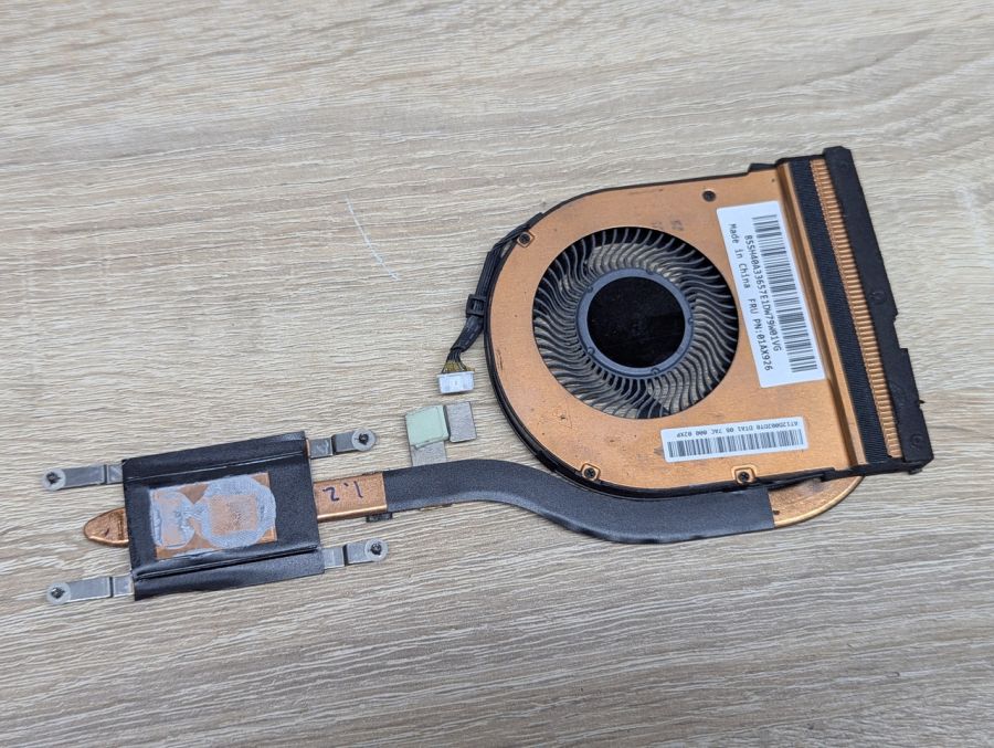 Б/В Cистема охолодження для ноутбука Lenovo ThinkPad T470