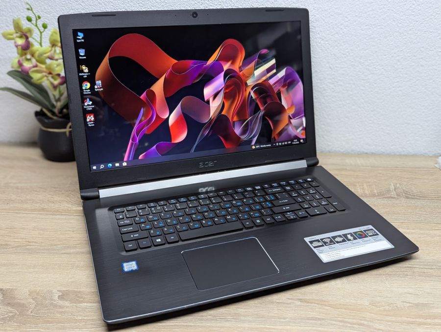 Ноутбук Б/В Acer Aspire A517 51, Intel Core i3-8130U, DDR4 8 GB, SSD 256GB, 17" UHD