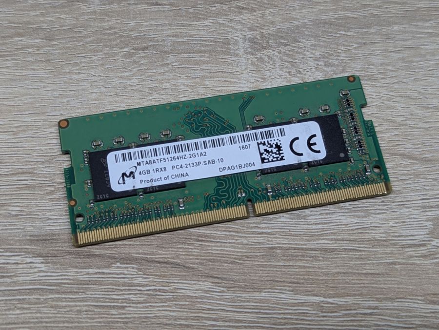 Б/В Оперативна память Micron 4GB DDR4 SO-DIMM 2133 МГц