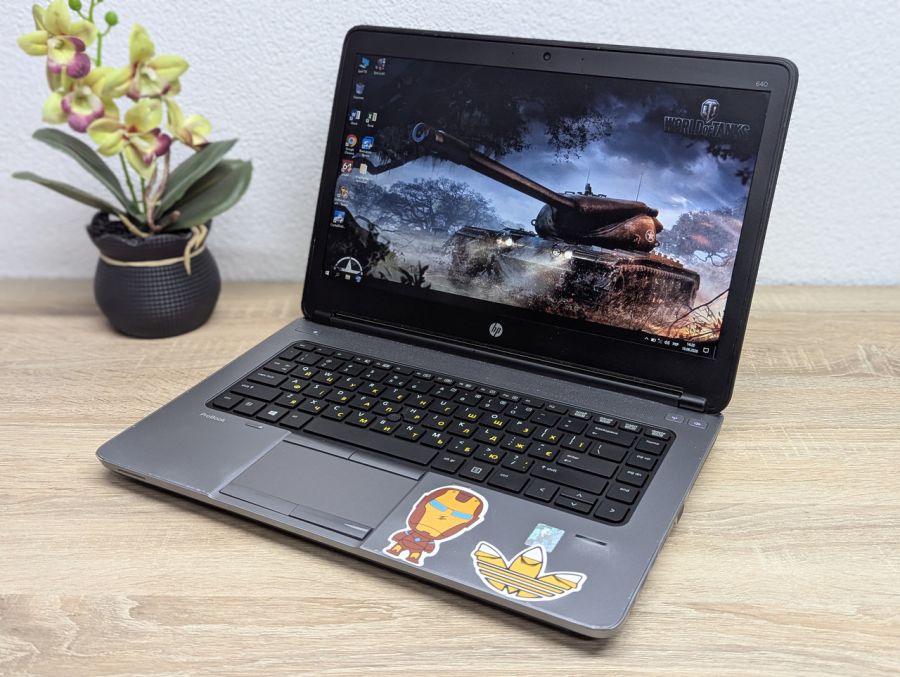 Ноутбук Б/В HP ProBook 640 G1, Intel Core i5-4300M, DDR3 8 GB, SSD 256GB, 14" HD