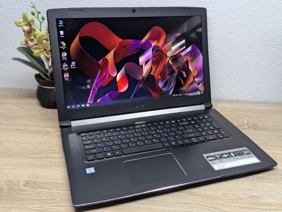 Ноутбук Б/В Acer Aspire A517 51, Intel Core i3-7020U, DDR4 8 GB, SSD 256GB, 17" HD
