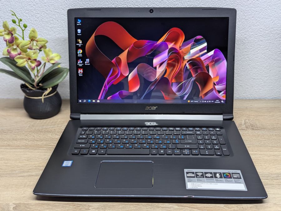 Ноутбук Б/В Acer Aspire A517 51, Intel Core i3-7020U, DDR4 8 GB, SSD 256GB, 17" HD
